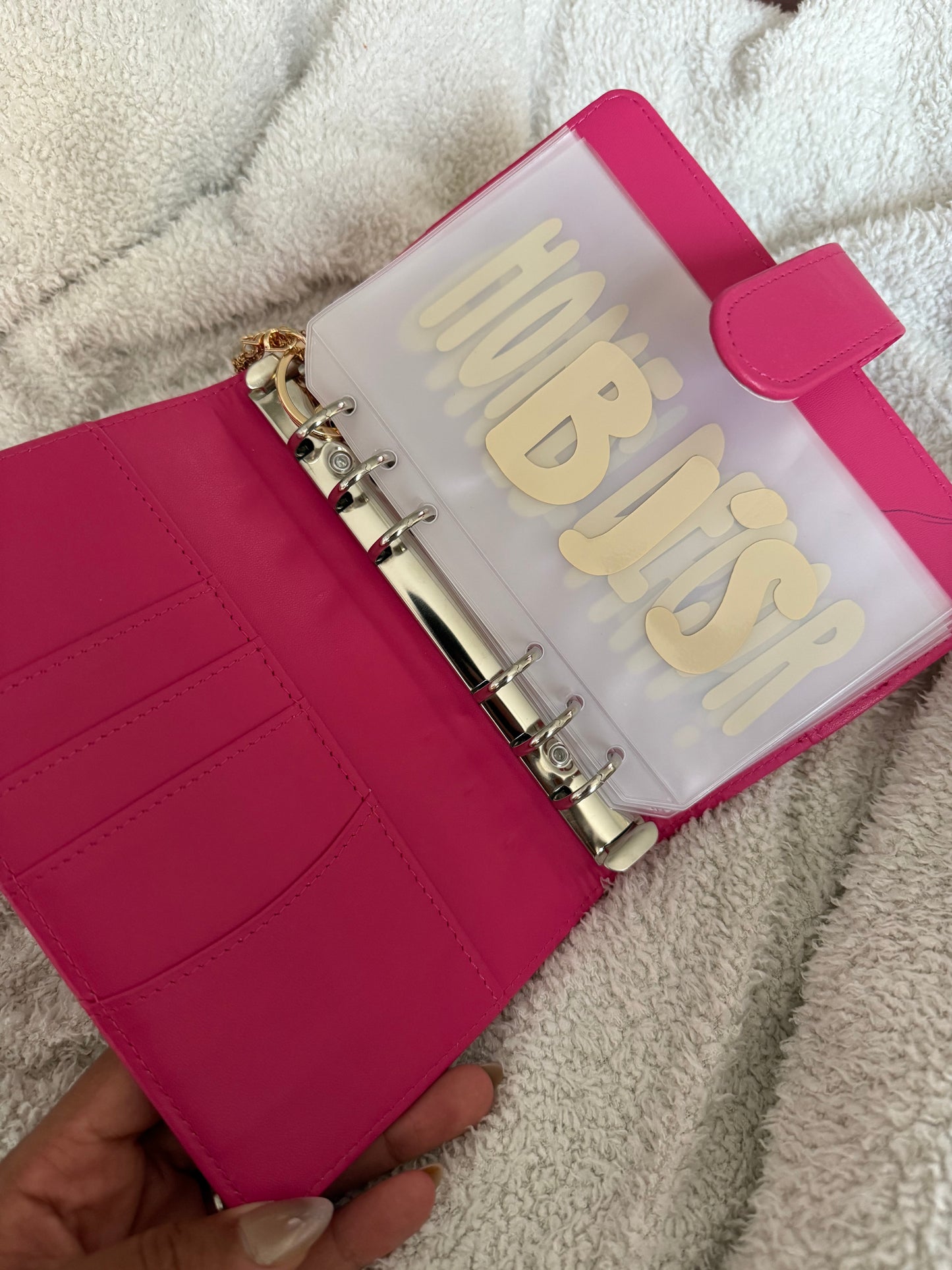 AS IS PINK A6 BINDER