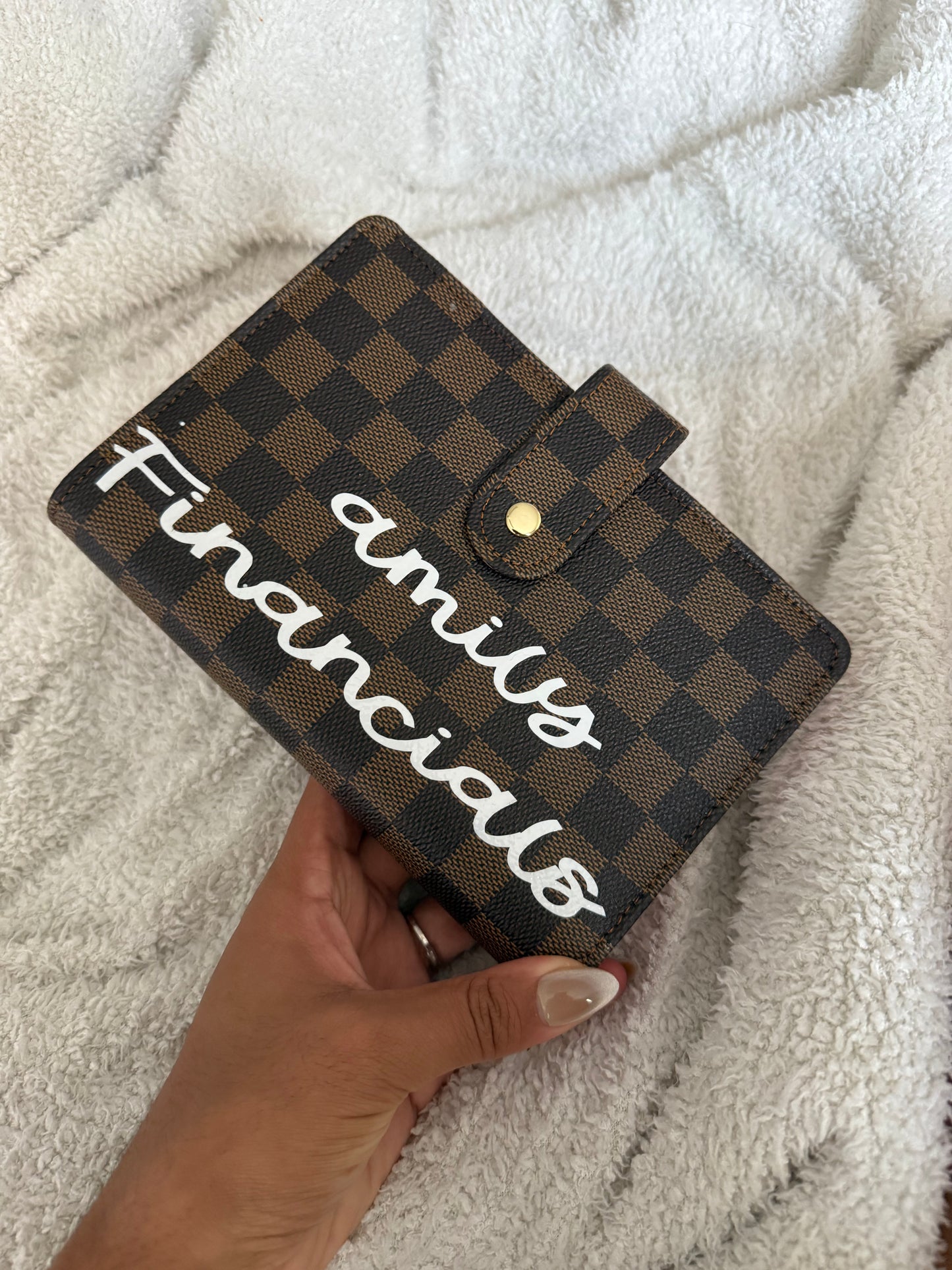 AS IS CHECKERED BINDER