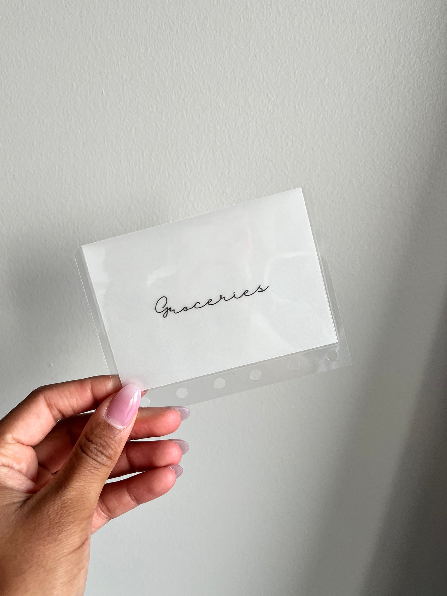 A7 Minimalistic Vellum envelopes