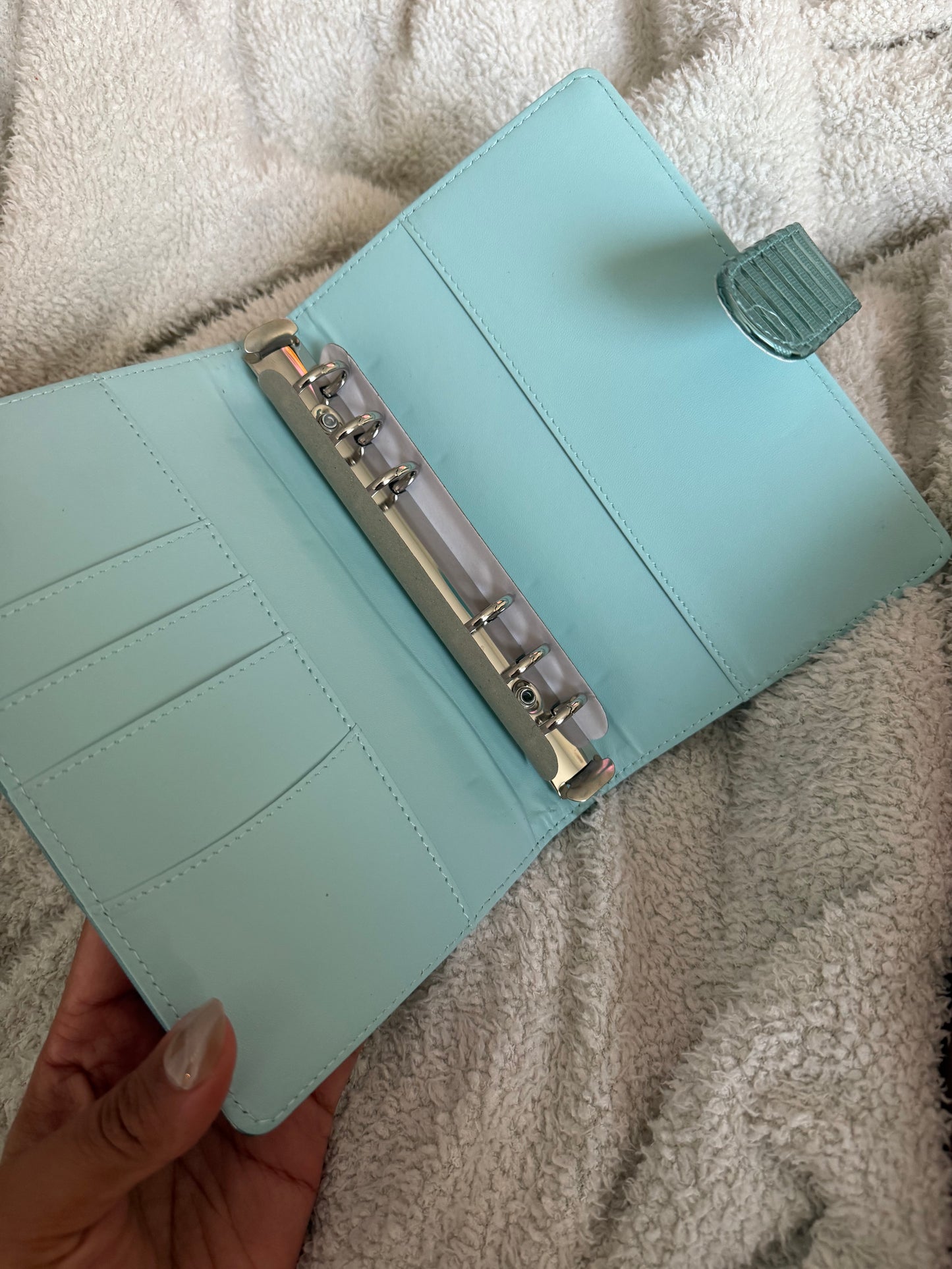 AS IS TEAL BINDER