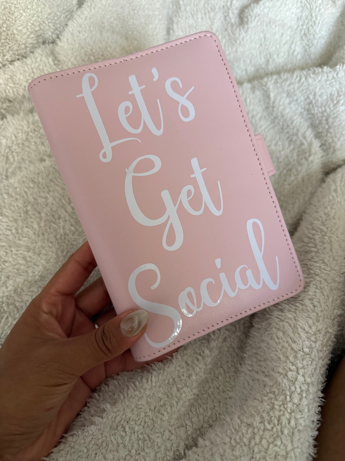 AS IS PINK A6 BINDER